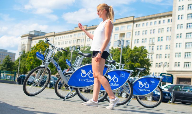 NextBike rental of bicycles