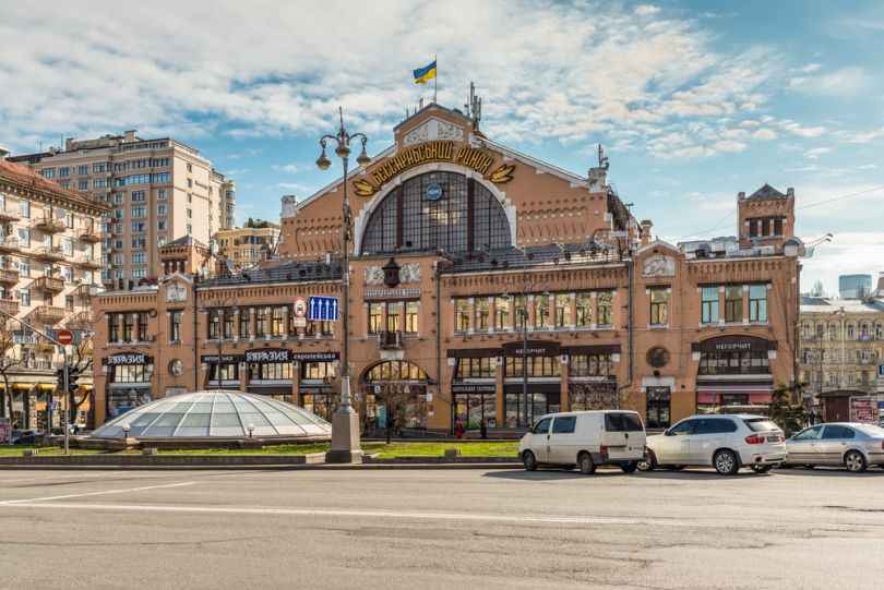 Besarabka market in Kyiv