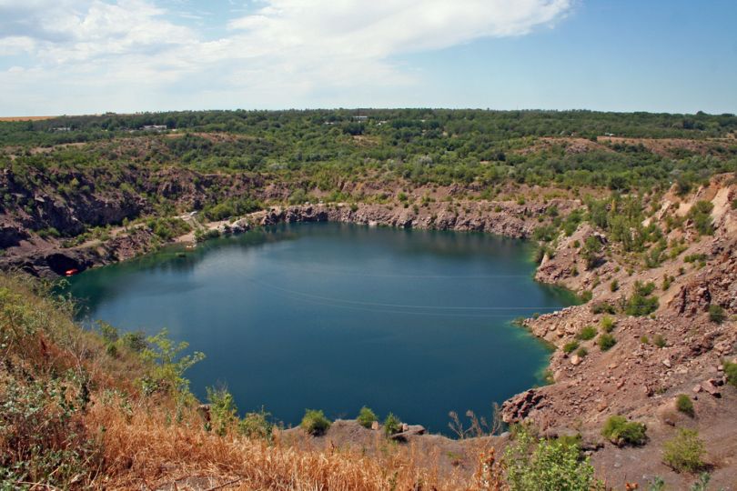 radon lake in Ukraine