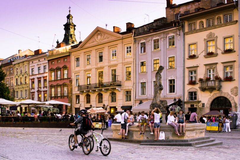 Beautiful Lviv street