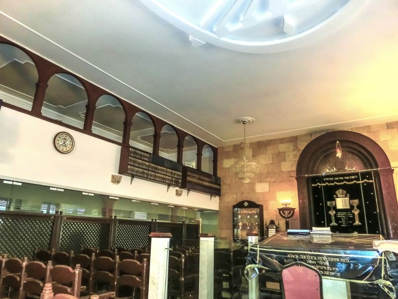 interior of synagogue