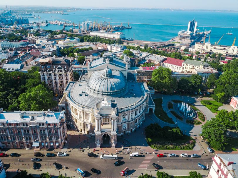 Odesa aerial view