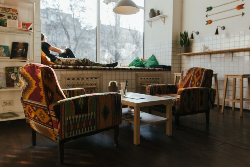 Cozy coffeshop in Kyiv