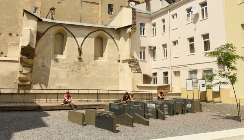 Jewish monument in Lviv