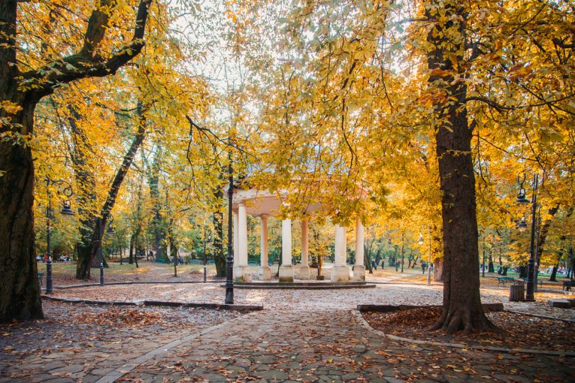 Ivan Franko park in Lviv