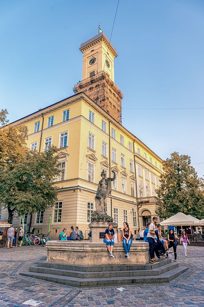 Rynok Square in Lviv