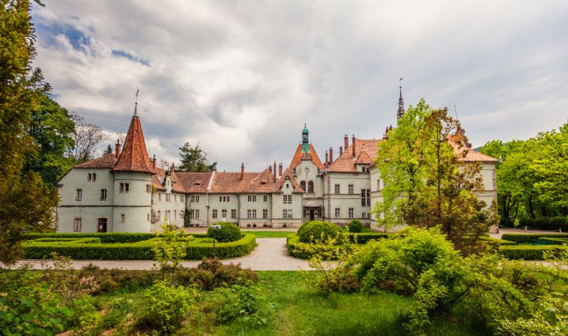 Schonborn Palace in Mukachevo