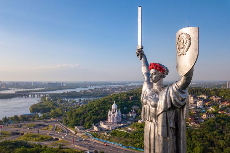 The Motherland Monument in Kyiv
