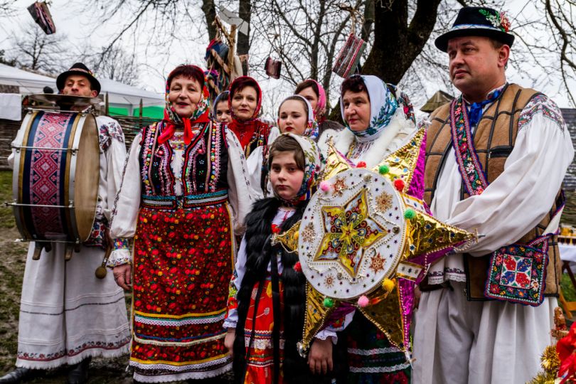 hutsuls celebrating christmas