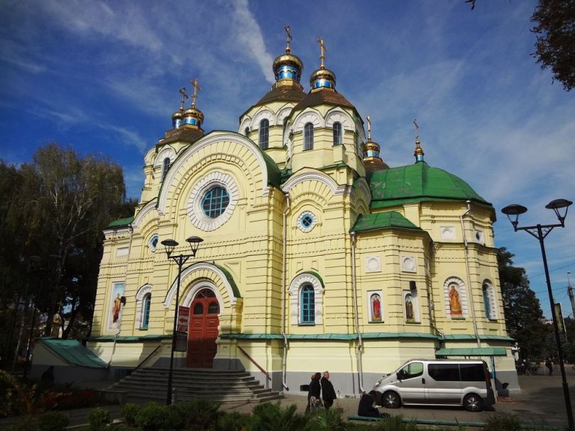 resurrection cathedral in rivne