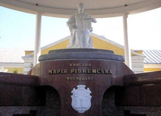 Maria Nevitska monument in Rivne