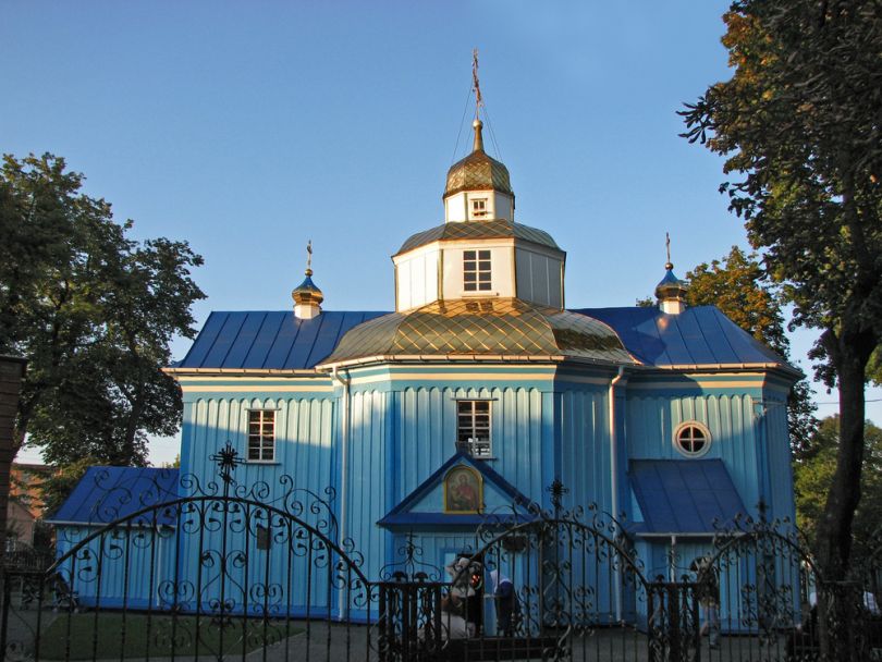 wooden church in rivne