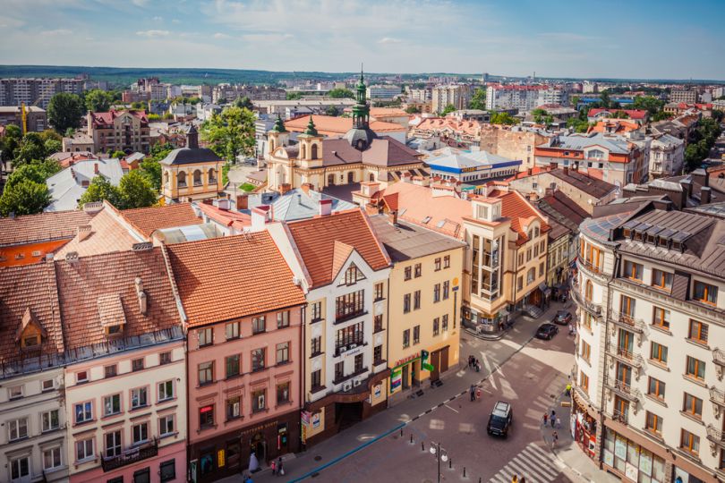 Ivano-Frankivsk from the town hall