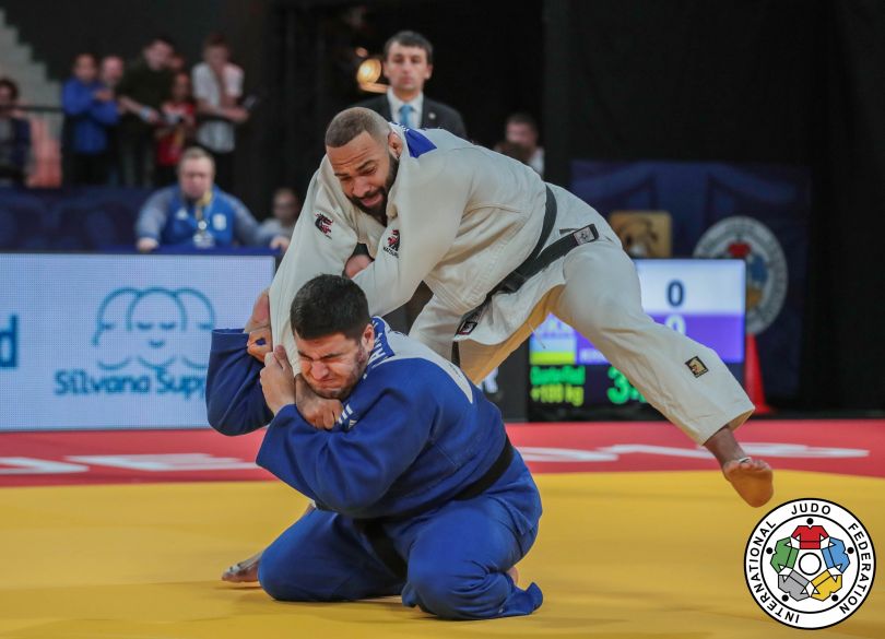 Iakiv Khammo, gold medalist at the Hague Grand Prix 2018 in judo