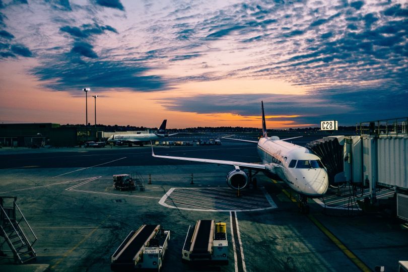 Plane at the airport