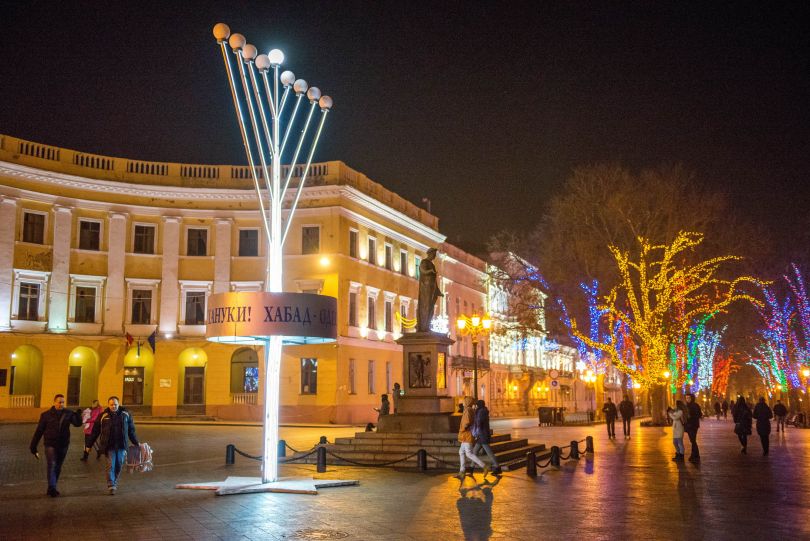Menorah in Odesa