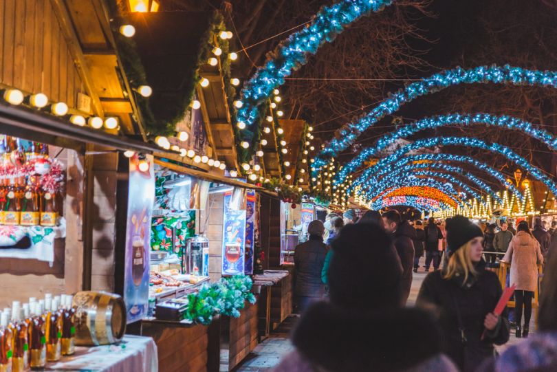 Christmas market in Lviv