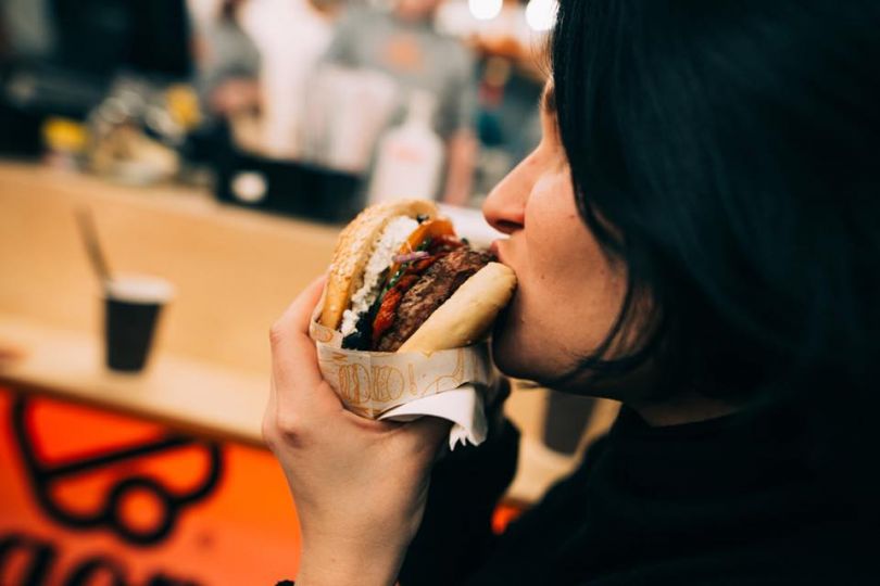 Furgoneta street food in Kyiv