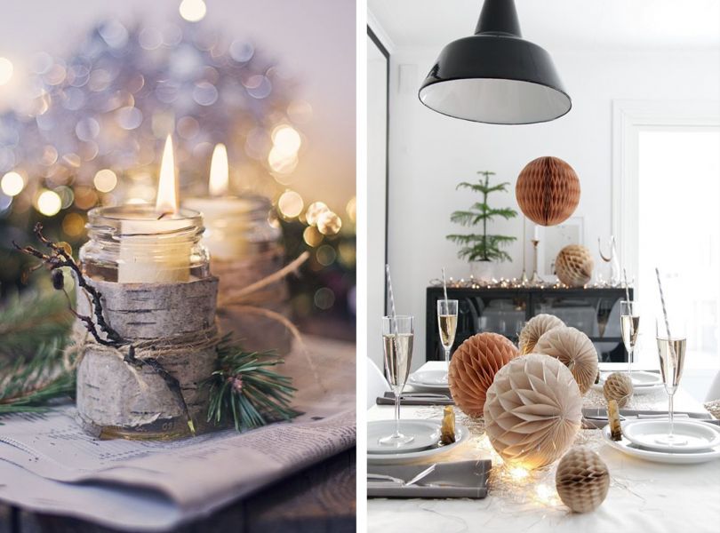 Hygge New Year's Eve table decor