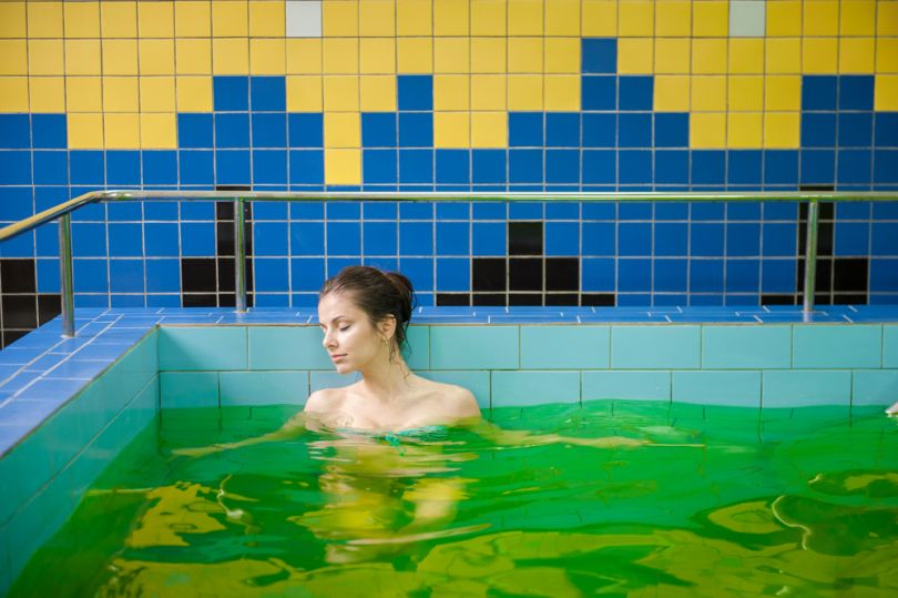 Thermal waters bath in Skhidnytsia resort