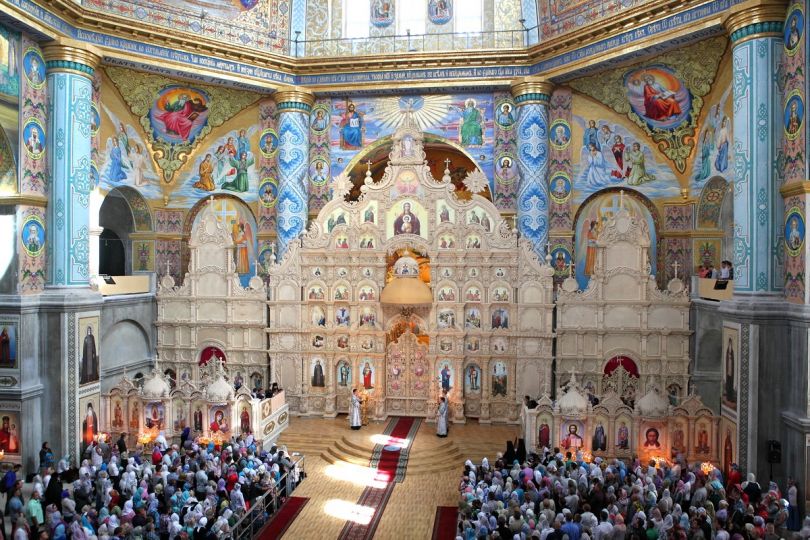 Pochaiv Lavra interior