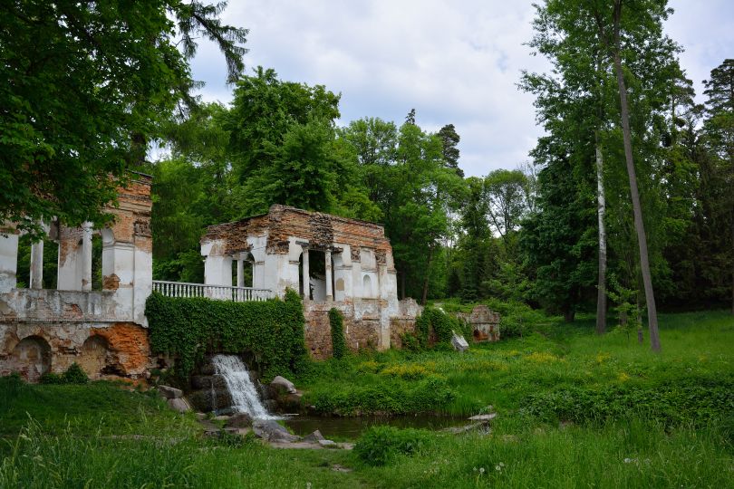 Ruins in Oleksandriya park 