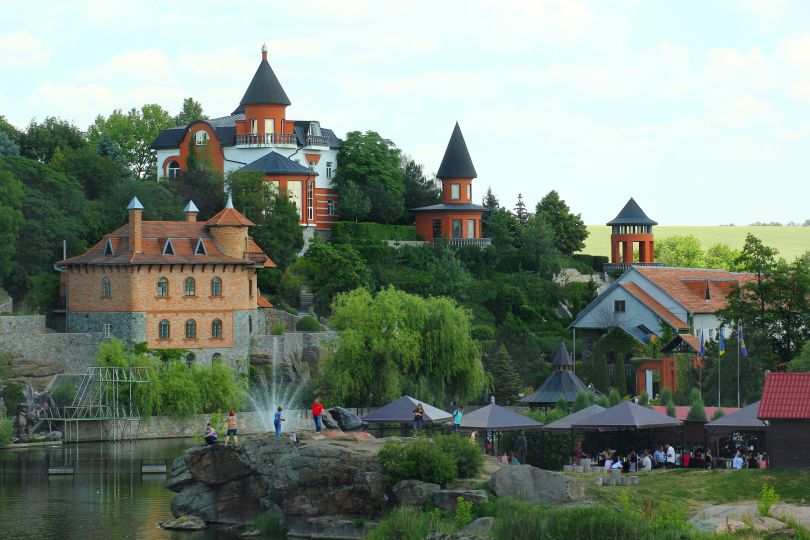 Buky Landscape park in Ukraine