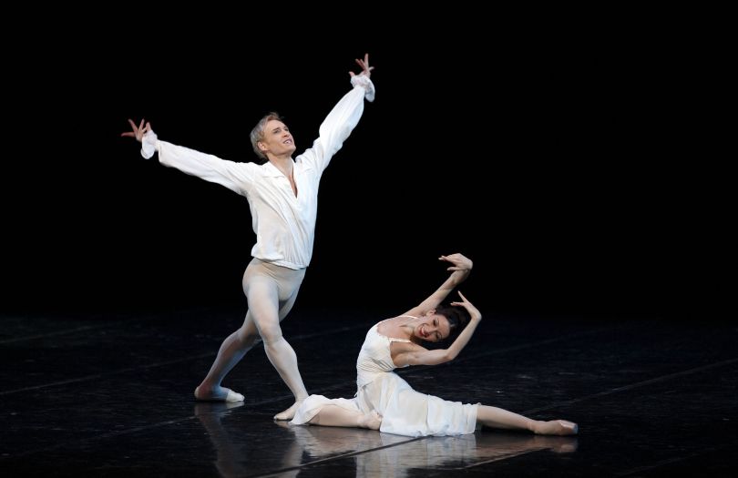 male and female dancers performing ballet