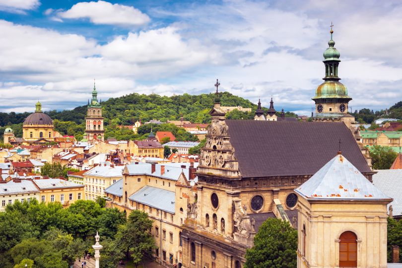 Beautiful old town Lviv