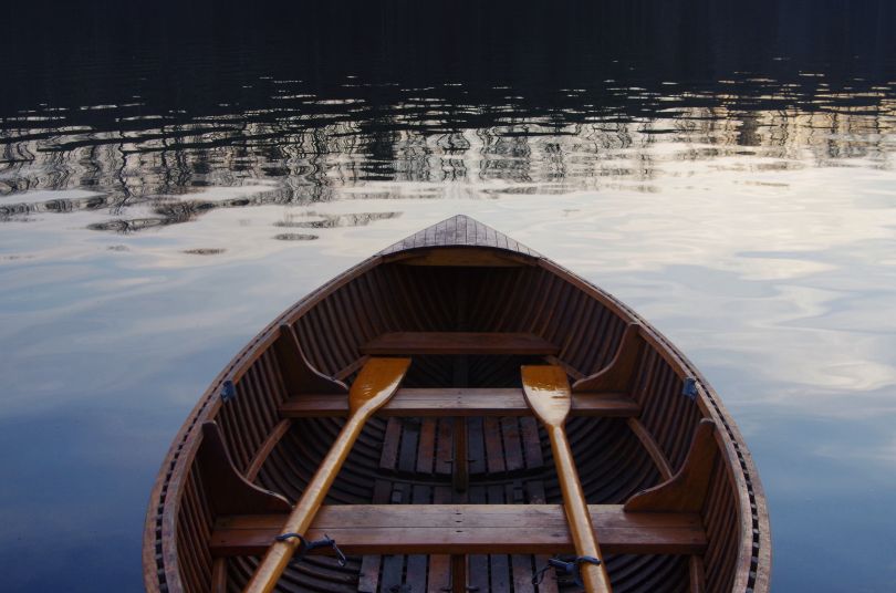 boat on the river