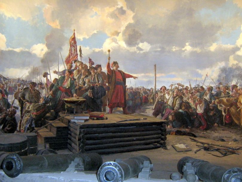 Painting of cossacks