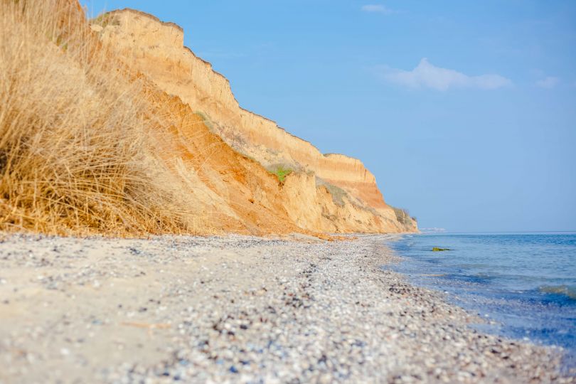 Huge rock on Odesa beach