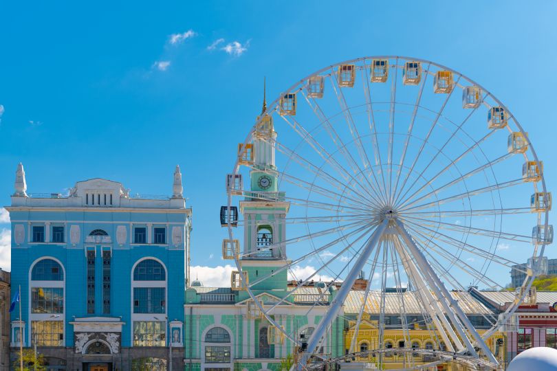 Ferris wheel in Kyiv