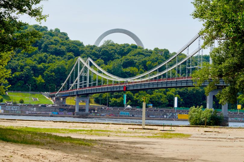 View from Trukhaniv Island