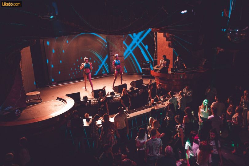 performance in nightclub