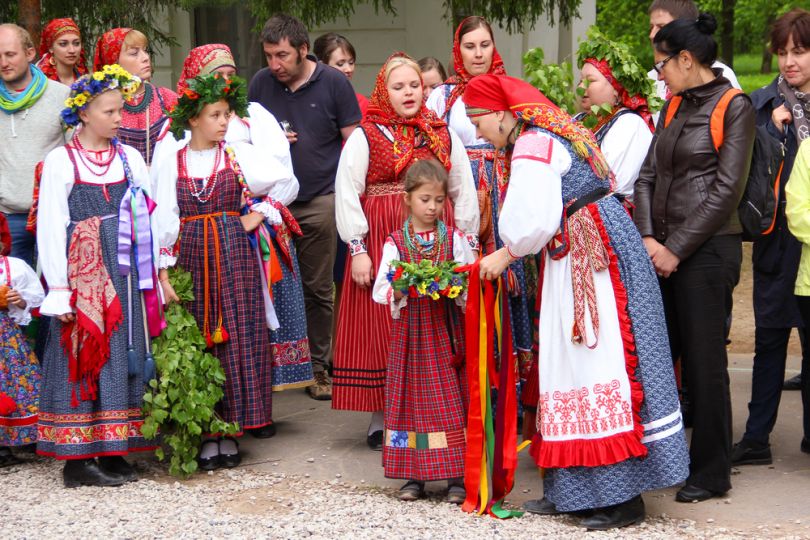 Traditional rites on Trinity Day