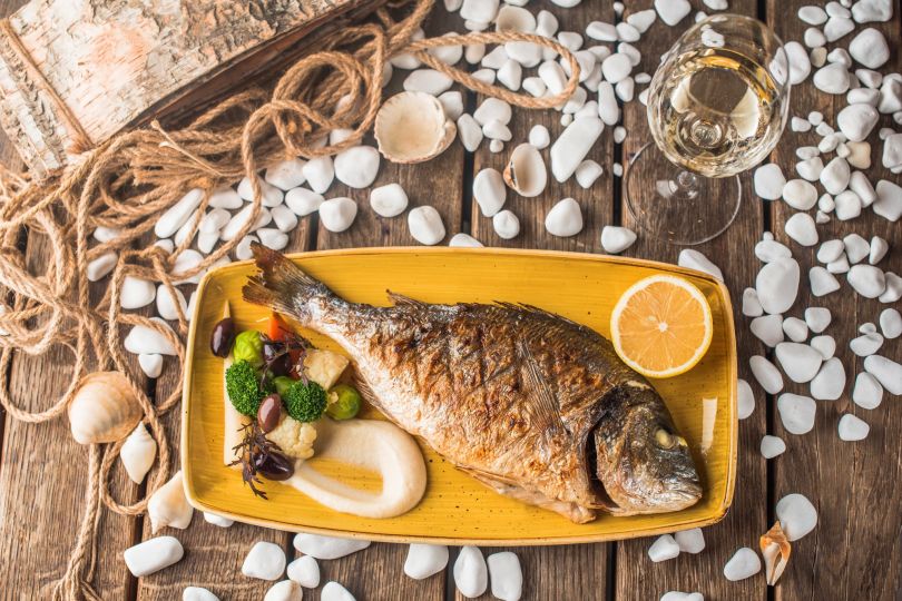 Fish and white wine